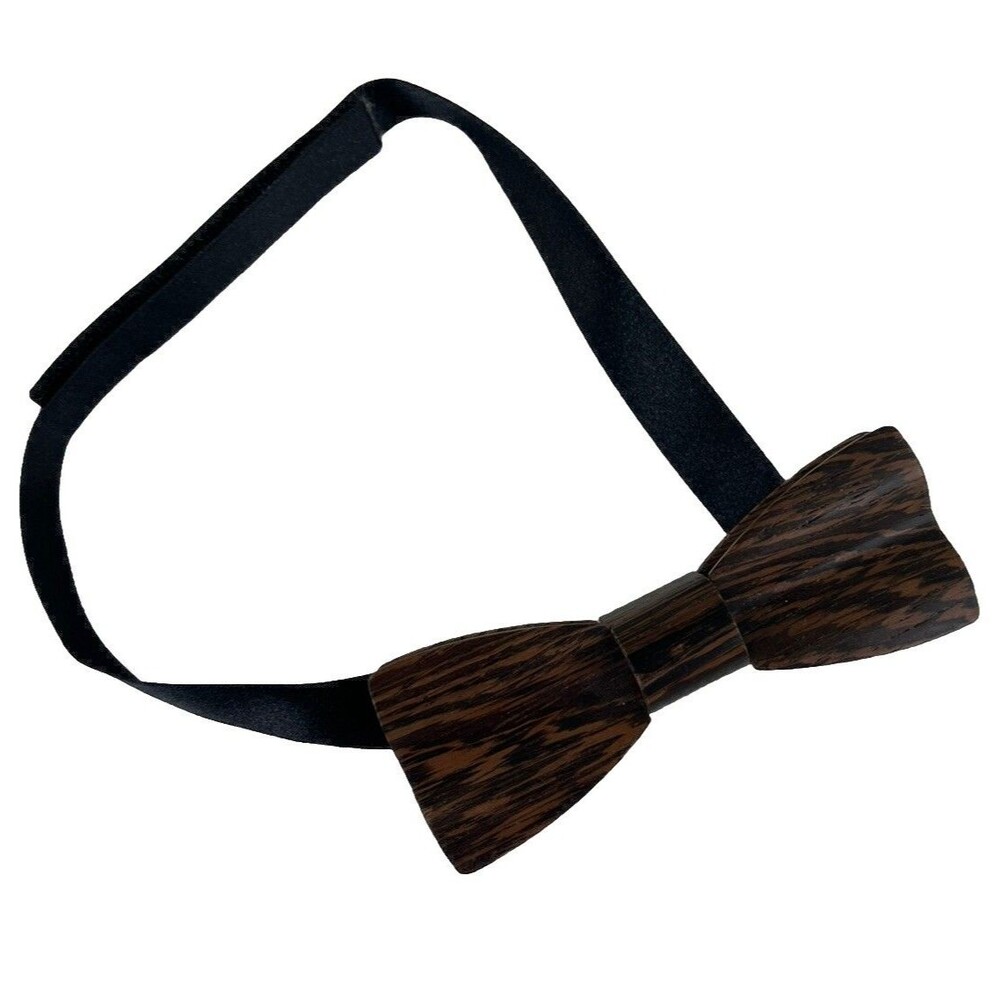 Men's Wooden Bow Tie Accessories for Men Wood Bowtie Father's Day Gift Unique